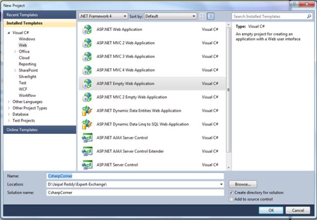 Empty Web Application